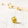 Handmade Gold Sand Lampwork Beads LAMP-TAC0001-01I-3
