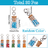30Pcs Glass Bottle with Glass Seed Beads European Dangle Charms FIND-SC0012-99-2