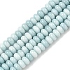 Ombre Effect Dyed Glass Beads Strands GLAA-C043-01B-2