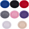 8Pcs 8 Colors Fabric Pillbox Stewardess Fascinator Hat Base for Millinery AJEW-GF0010-95-6