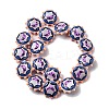 Baking Paint Glass Enamel Beads LAMP-K039-34E-2