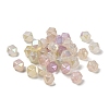 Polygon UV Plating Luminous Rainbow Iridescent Acrylic Beads LACR-R001-04A-2