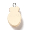 Opaque Resin Pendants RESI-C037-01F-2