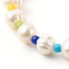 3Pcs 3 Styles Natural Cultured Freshwater Pearl Stretch Beaded Bracelets Sets BJEW-JB06266-3