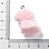 Resin Pendants RESI-Q007-06G-3