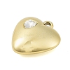 CCB Plastic with Rhinestone Pendants CCB-Q092-03G-2