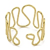 PVD Vacuum Plating 202 Stainless Steel Wiggle Ring Open Cuff Bangles for Women BJEW-M317-01C-G-3