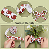 20 Yards 4 Colors Sport Theme Polyester Grosgrain Ribbon OCOR-PH0002-76-4