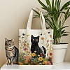 Canvas Women's Tote Bags ABAG-WH0057-002-3