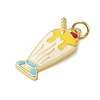 Rack Plating Brass Enamel Pendants KK-S372-03B-01-2