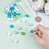 40Pcs 8 Style Food Grade Eco-Friendly Silicone Beads SIL-PH0001-06B-3