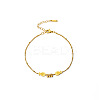 Double Fish 304 Stainless Steel Link Anklets for Women FS-WG2E8EF-01-5