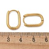 Ion Plating(IP) 304 Stainless Steel Oval Hoop Earrings EJEW-M218-02A-G-3