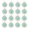 Golden Plated Alloy Enamel Charms LS-ENAM-S118-05I-2