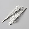 Hollow out Iron Finger Nail Tip Claw Rings AJEW-WH0282-34A-2