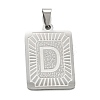 Non-Tarnish 304 Stainless Steel Pendants STAS-K216-48D-P-1