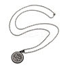 Retro Mandala 201 Stainless Steel Box Chain Constellation Pendant Necklaces for Women Men NJEW-M223-01H-3
