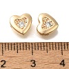 Brass Micro Pave Cubic Zirconia KK-Q001-05G-03-3
