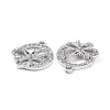 Alloy Crystal Rhinestone Pendants ALRI-H004-30P-2