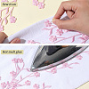 Polyester Flower Embroider Thread Iron on/Sew On Patches PATC-WH20017-19J-5
