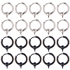 24Pcs 2 Colors  304 Stainless Steel Hoop Earring Findings FIND-SC0017-16C-6