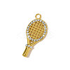 304 Stainless Steel Rhinestone Pendants STAS-OY009-97G-1