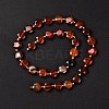 Natural Agate(Dyed & Heated) Beads Strands G-C116-A149-01-4