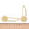Sun 304 Stainless Steel Safety Pins Brooch Findings SA-CBA098D-13D-G-3