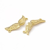 Brass Micro Pave Clear Cubic Zirconia Connector Charms KK-E068-VC078-3