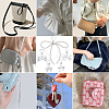 5Pcs 5 Styles Plastic Bowknot Pendant Decorations KEYC-BBC0001-14-6