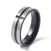 201 Stainless Steel Plain Band Rings RJEW-TAC0002-006C-BP-1
