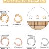 1200Pcs 3 Style 304 Stainless Steel Open Jump Rings STAS-UN0029-54-5