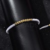 Polyester Cord Braided Bead Bracelets for Women BJEW-L698-01G-14-1