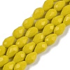 Opaque Solid Color Beads Strands EGLA-N013-P8mm-D06-1
