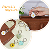 Sunflower & Leaf Silicone Hat Clip for Travel HJEW-FH00040-4