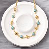 304 Stainless Steel Curb Chain Necklaces NJEW-V009-02G-1