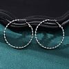 304 Stainless Steel Hoop Earrings EJEW-S250-04A-P-2