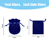 60Pcs 2 Style Velvet Bags TP-HY0001-12-2