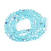 Transparent Glass Beads Strands LS-EGLA-N021-4mm-08-2