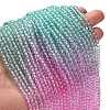 Transparent Painted Glass Beads Strands LS-DGLA-A034-T4mm-A10-2