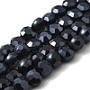 Electroplate Glass Beads Strands EGLA-D019-35A-1