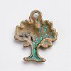 Tibetan Style Alloy Pendants PALLOY-F187-16ABG-2