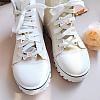 10Pcs 5 Styles Iron & Brass Brass Crystal Rhinestone Shoe Decoration FIND-HY0003-99-5