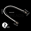  2Pcs Resin Imitation Pearl Bead Bag Straps FIND-PH0008-23A-4