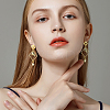 32Pcs 8 Style 304 Stainless Steel Stud Earring Findings STAS-DC0002-47-4
