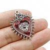 Gothic Style Alloy Resin Pendants X-PW-WGE8991-01-1