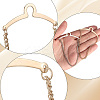 4Pcs Brass Hanging Chains Collar Pins Tie Clips AJEW-SC0004-04B-4
