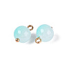 Alloy Glass Pendants GLAA-P080-03G-04-2