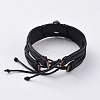 Cowhide Leather Cord Bracelets BJEW-JB04770-2