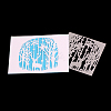 Deer Frame Carbon Steel Cutting Dies Stencils X-DIY-F036-02-5